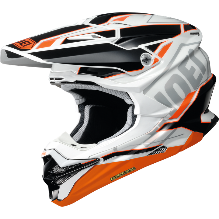 Casque Motocross VFX-WR Allegiant TC-8 blanche-noir-orange